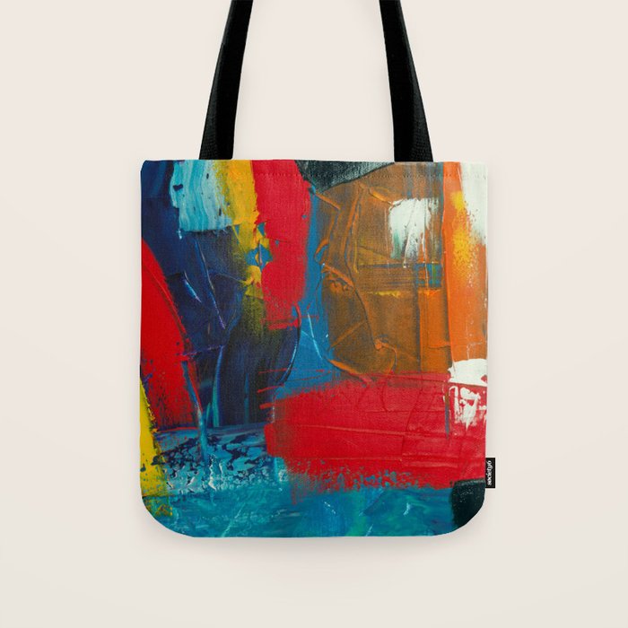 Mid Century Abstract Art Tote Bag Gallery Image 1