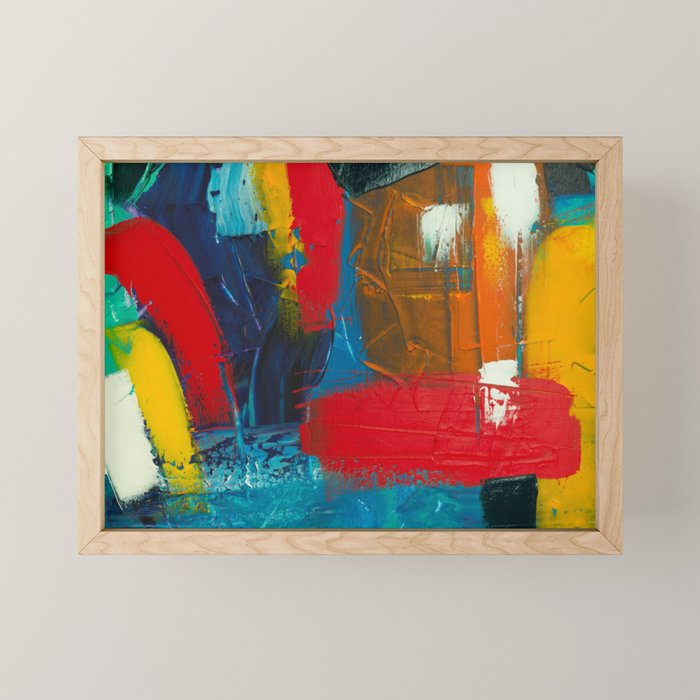 Mid Century Abstract Art Mini Art Print Gallery Image 1
