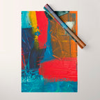 Mid Century Abstract Art Wrapping Paper Gallery Image 1