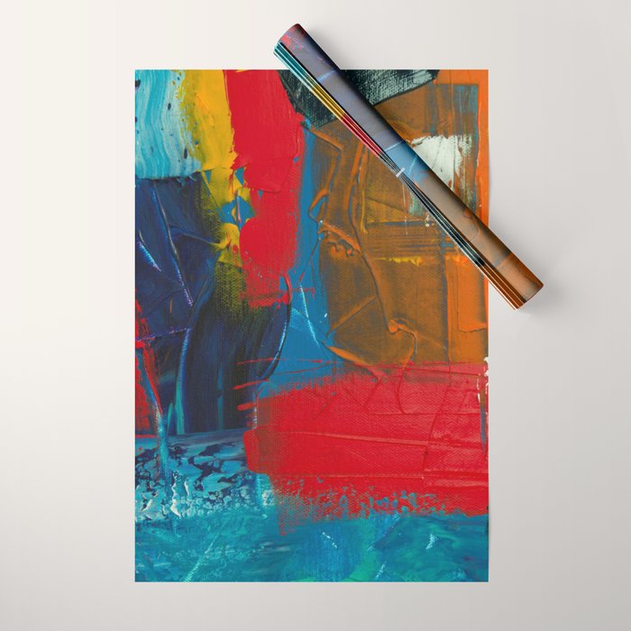 Mid Century Abstract Art Wrapping Paper Gallery Image 1