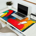 Mid Century Abstract Art Desk Mat Gallery Image 2