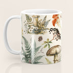 Woodland Vibes Mushroom And Fern Pattern Coffee Mug Gallery Image 3