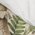 Woodland Vibes Mushroom And Fern Pattern Comforter Gallery Image 4