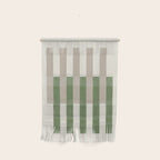 Lines Aligned - Green Wall Hanging Gallery Image 1