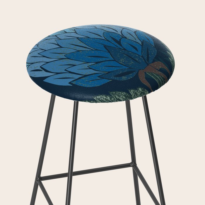 Artichoke dark blue Stool Gallery Image 2