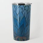Artichoke dark blue Travel Mug Gallery Image 1