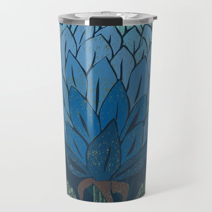 Artichoke dark blue Travel Mug Gallery Image 1