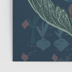 Artichoke dark blue Poster Gallery Image 3
