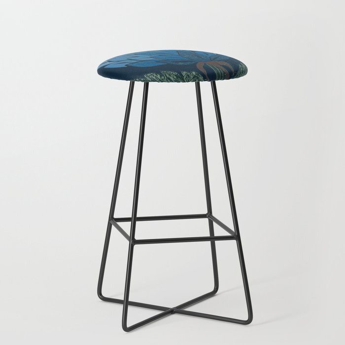 Artichoke dark blue Stool Gallery Image 1