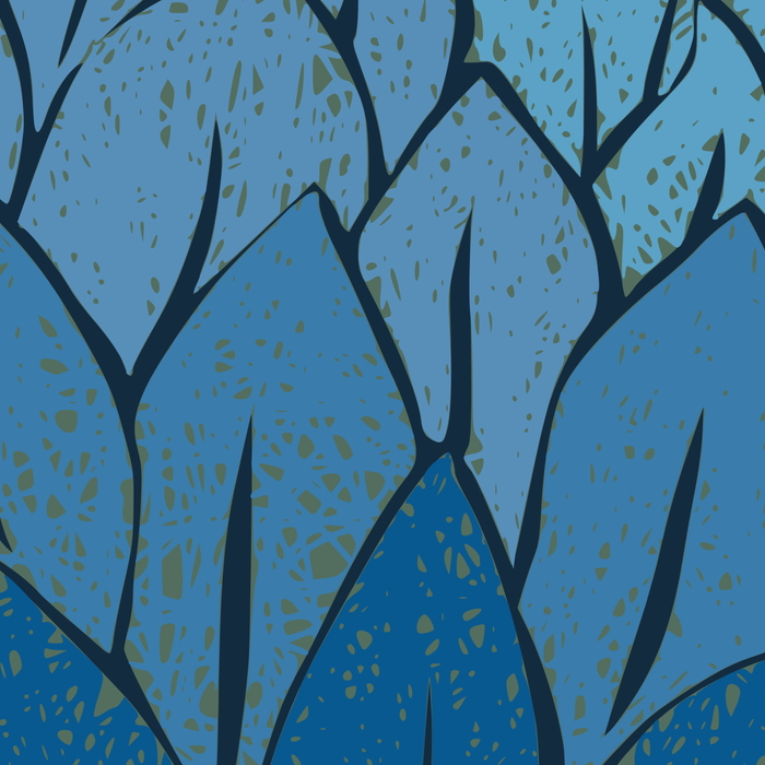 Artichoke dark blue Coffee Mug Gallery Image 2