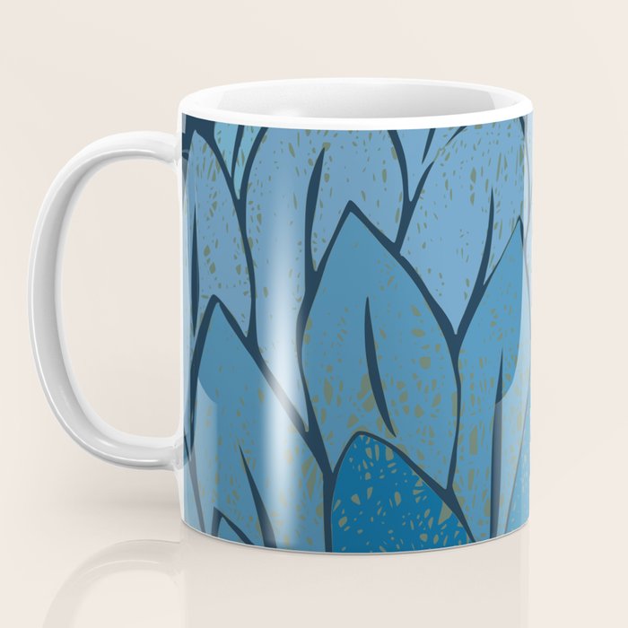 Artichoke dark blue Coffee Mug Gallery Image 3