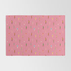 Swimmers in a Sea of Pink Rug Gallery Image 2