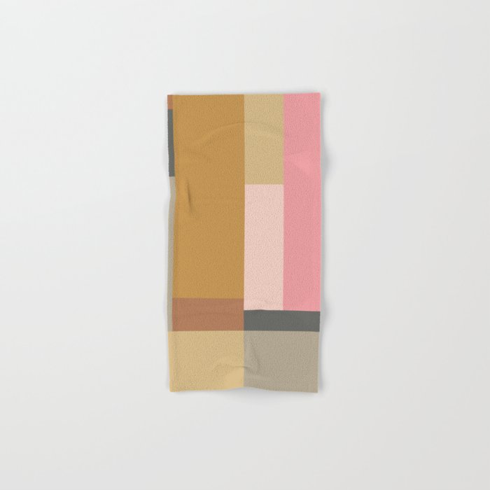 Color Block | Sage Green and Rose Pink Towels Gallery Image 1