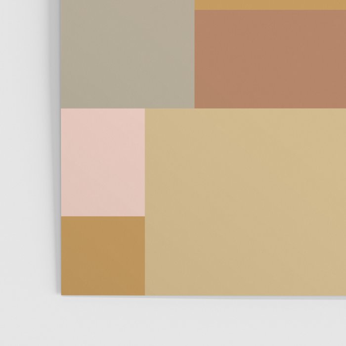 Color Block | Sage Green and Rose Pink Poster Gallery Image 3
