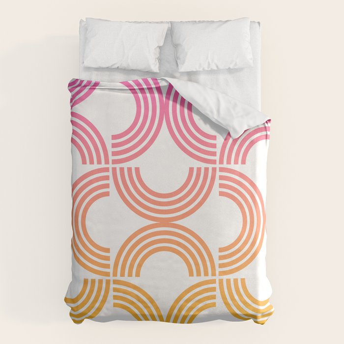 Deco Geometric 05B Duvet Cover Gallery Image 1