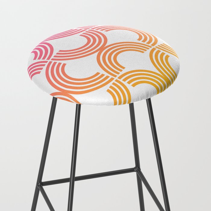 Deco Geometric 05B Stool Gallery Image 2