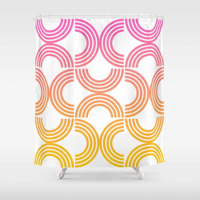 Deco Geometric 05B Shower Curtain Gallery Image 1