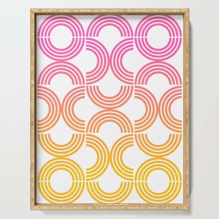 Deco Geometric 05B Serving Tray Gallery Image 1