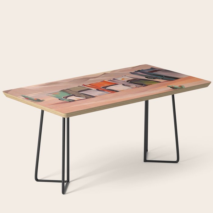 Amarillo, Texas Vintage Travel Art Coffee Table Gallery Image 1