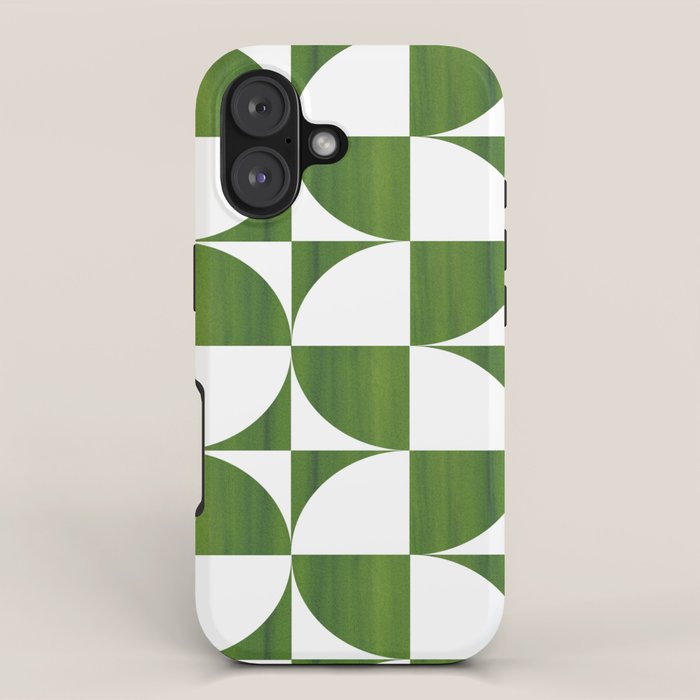 Quadrants (Matcha Green) iPhone Case Gallery Image 1