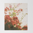 Bougainvillea Morning Throw Blanket Gallery Image 2