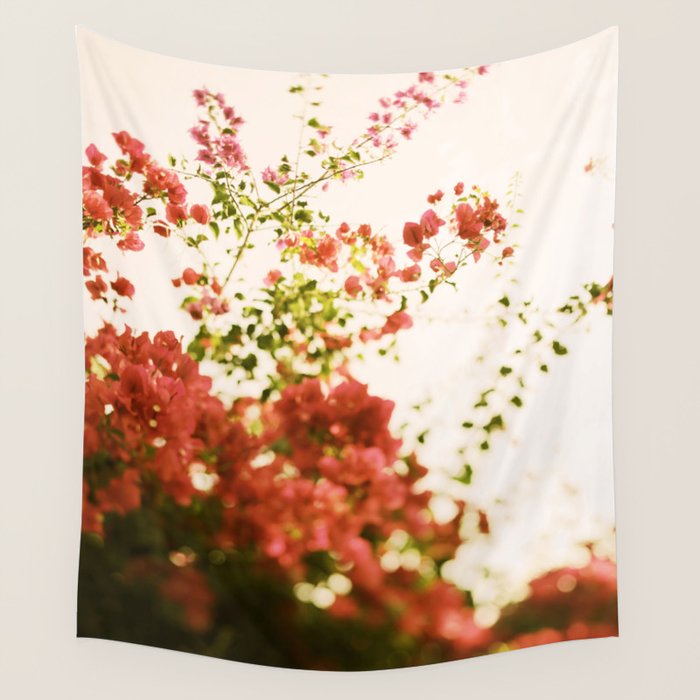 Bougainvillea Morning Wall Tapestry Gallery Image 4