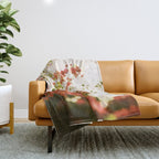 Bougainvillea Morning Throw Blanket Gallery Image 1