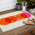 Abstraction_COLOUR_CIRCLES_001 Outdoor Rug Gallery Image 2