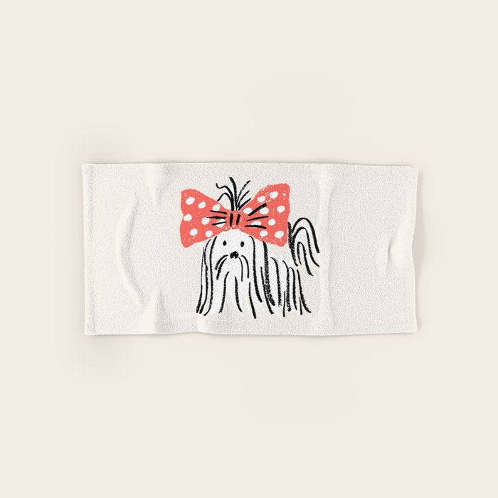 fifi - puppy Bath Towel Gallery Image 1