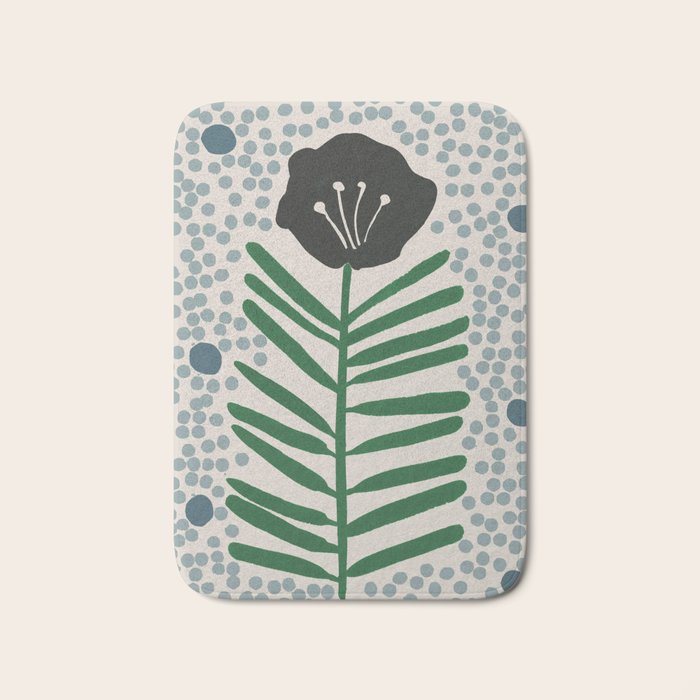Seedling Floral Bath Mat Gallery Image 1