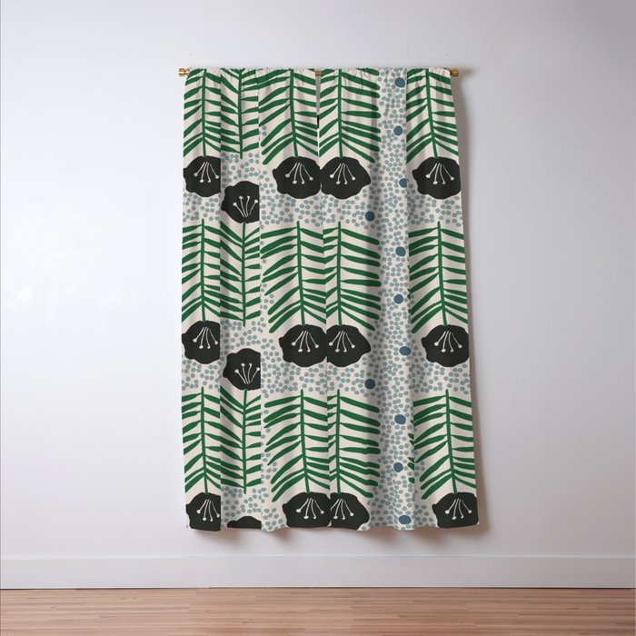 Seedling Floral Window Curtain Gallery Image 3