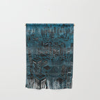 Night light city / Lineart city in blue Wall Hanging Gallery Image 1