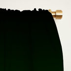 Black Lime Green Neon Nights Ombre Window Curtain Gallery Image 2