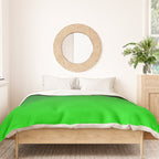 Black Lime Green Neon Nights Ombre Duvet Cover Gallery Image 3