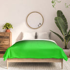 Black Lime Green Neon Nights Ombre Comforter Gallery Image 3