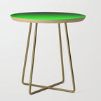 Black Lime Green Neon Nights Ombre Side Table Gallery Image 1