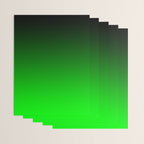Black Lime Green Neon Nights Ombre Wrapping Paper Gallery Image 3