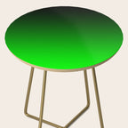 Black Lime Green Neon Nights Ombre Side Table Gallery Image 2
