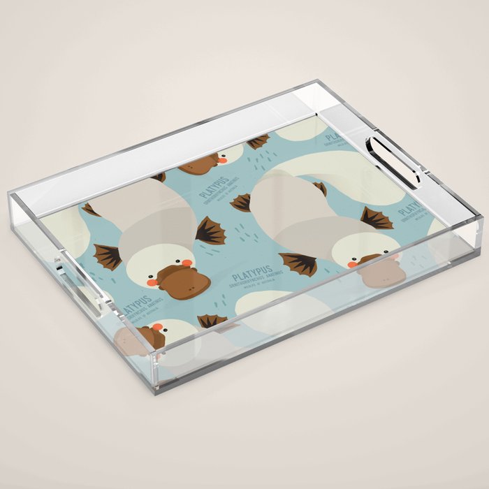 Platypus, Wildlife of Australia Acrylic Tray Gallery Image 1