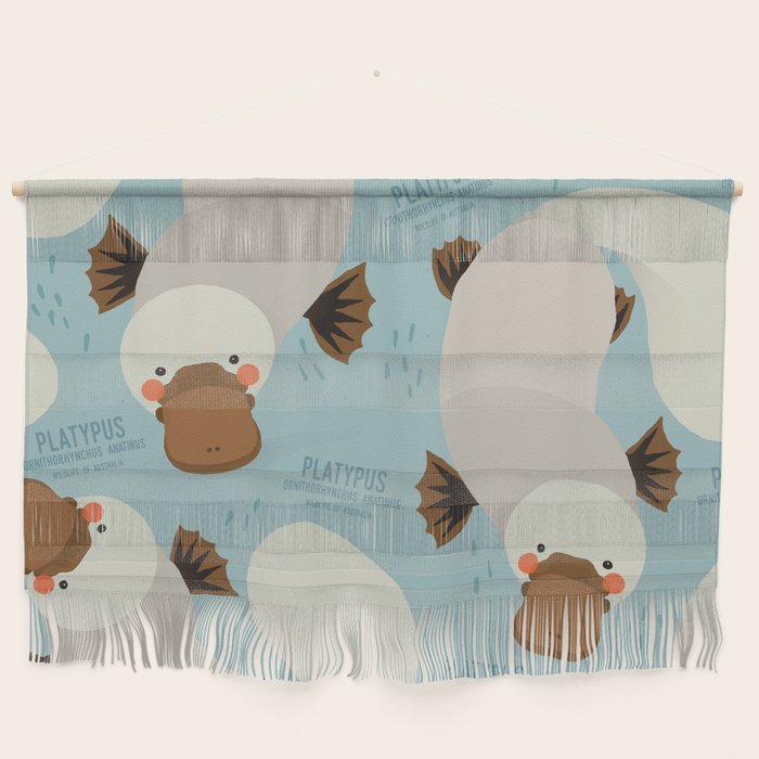 Platypus, Wildlife of Australia Wall Hanging Gallery Image 1