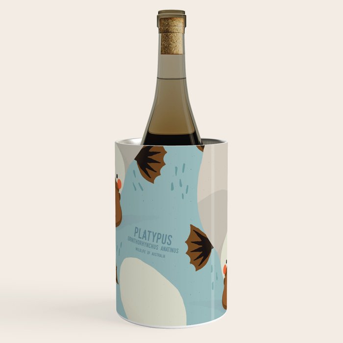 Platypus, Wildlife of Australia Wine Chiller Gallery Image 1