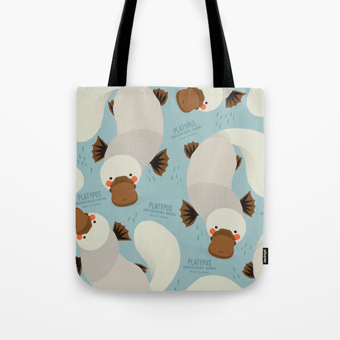 Platypus, Wildlife of Australia Tote Bag Gallery Image 1