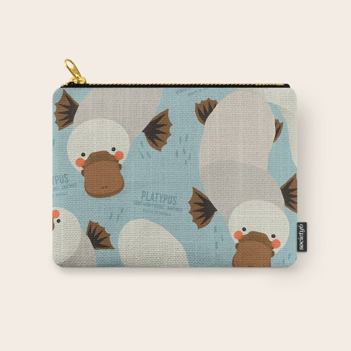 Platypus, Wildlife of Australia Carry All Pouch Gallery Image 1