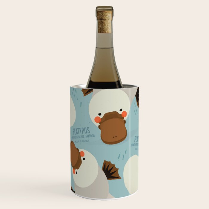 Platypus, Wildlife of Australia Wine Chiller Gallery Image 2