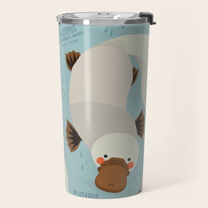 Platypus, Wildlife of Australia Travel Mug Gallery Image 2