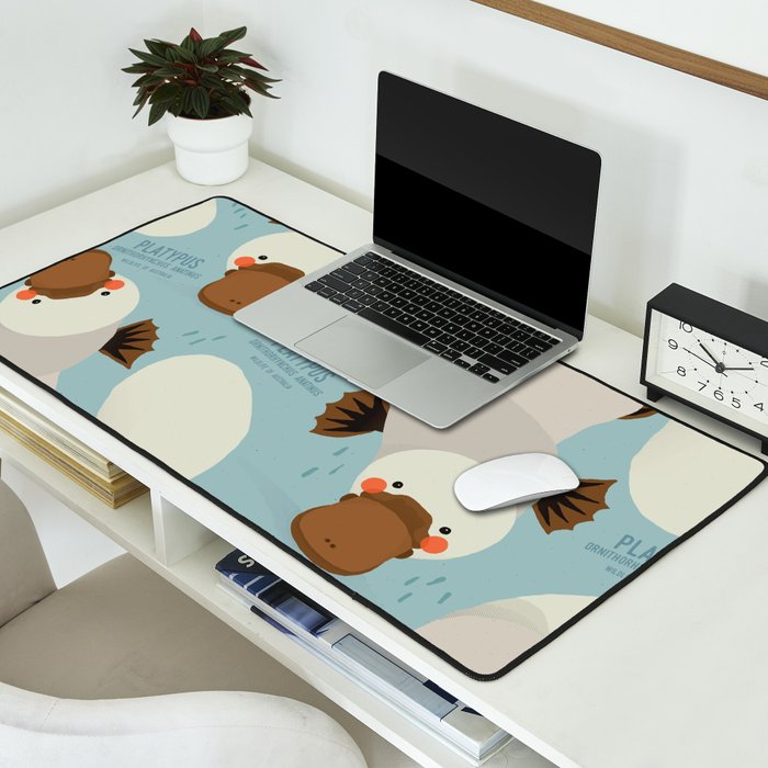 Platypus, Wildlife of Australia Desk Mat Gallery Image 2