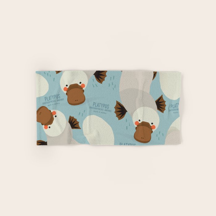 Platypus, Wildlife Of Australia Bath Towel