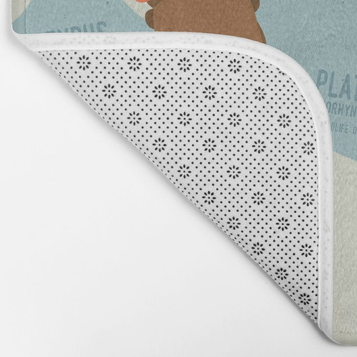 Platypus, Wildlife of Australia Bath Mat Gallery Image 2