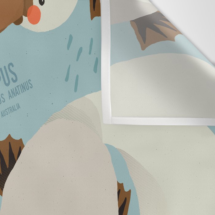 Platypus, Wildlife of Australia Wall Tapestry Gallery Image 3