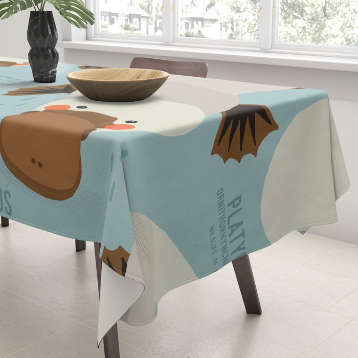 Platypus, Wildlife of Australia Tablecloth Gallery Image 3